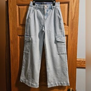 Mac and Me Cargo Wide-Leg Jeans